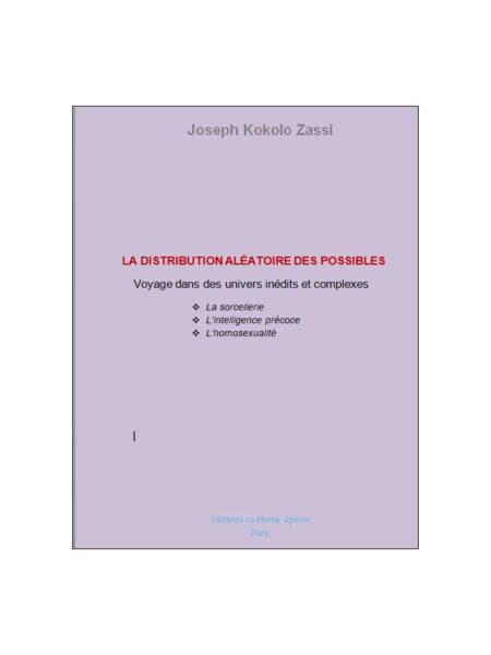 La didtribution allétoire des possibles