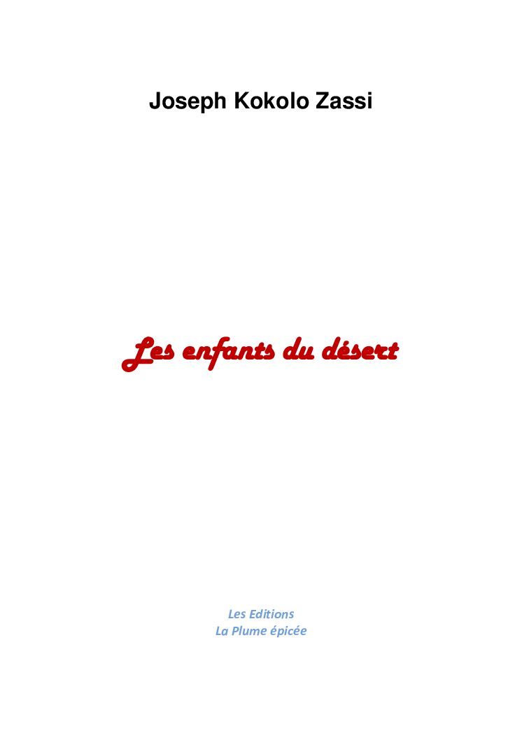 Les enfants du désert